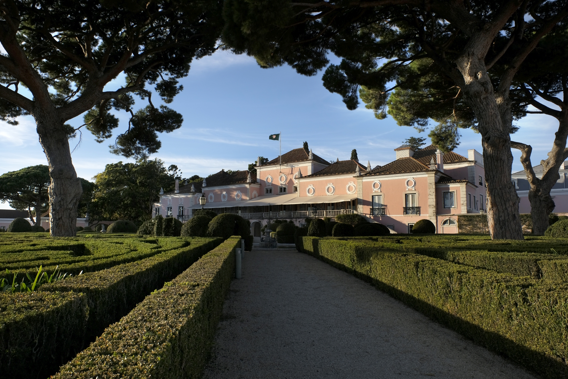 Fachada principal do Palácio de Belém.